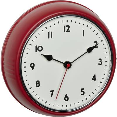 TFA Dostmann (60.3541.05) Rádiójel vezérlésű Falióra 68 mm x 240 mm x 240 mm Piros (60.3541.05)