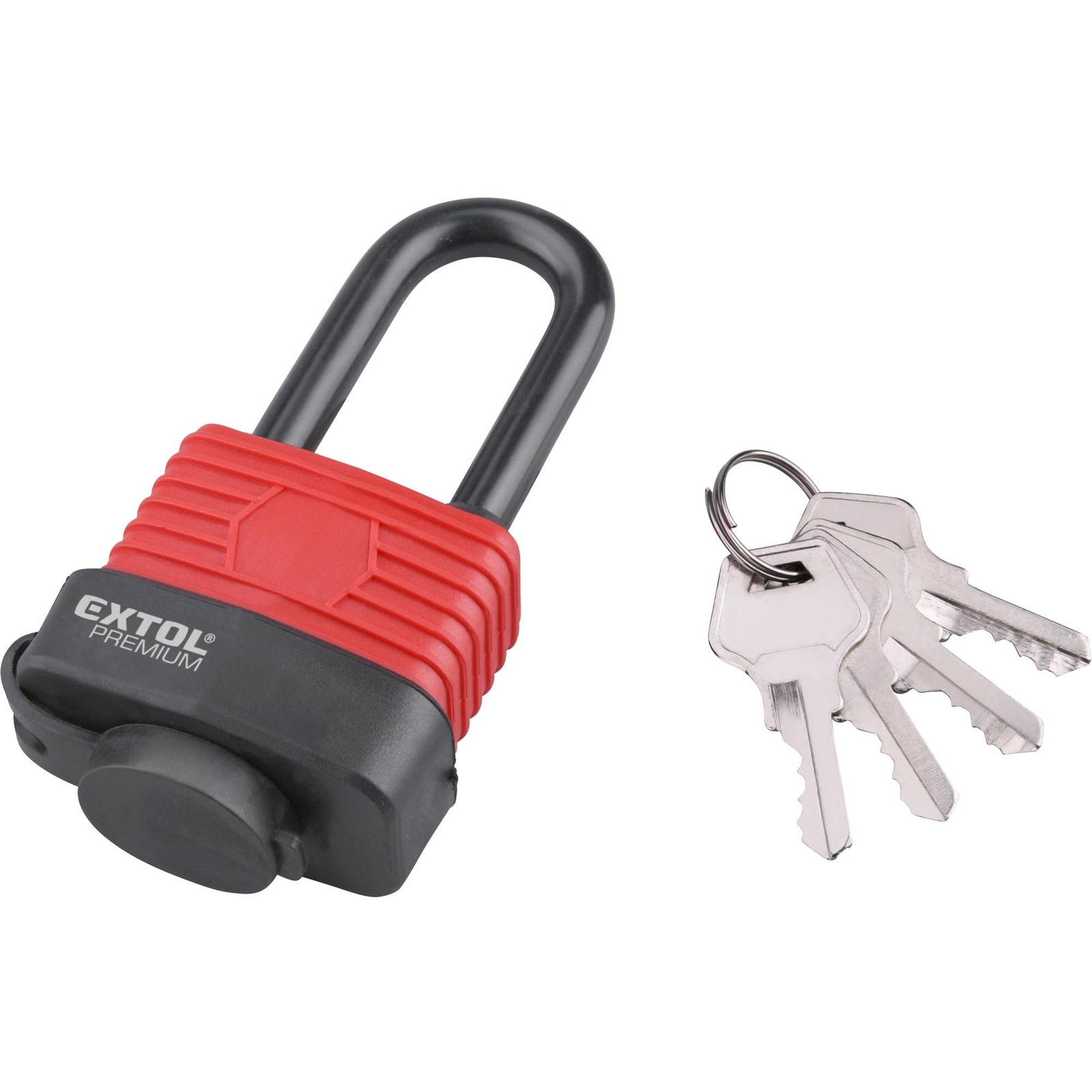 EXTOL PREMIUM vízálló lakat, piros, meghosszabbított, 40 mm (8857640)