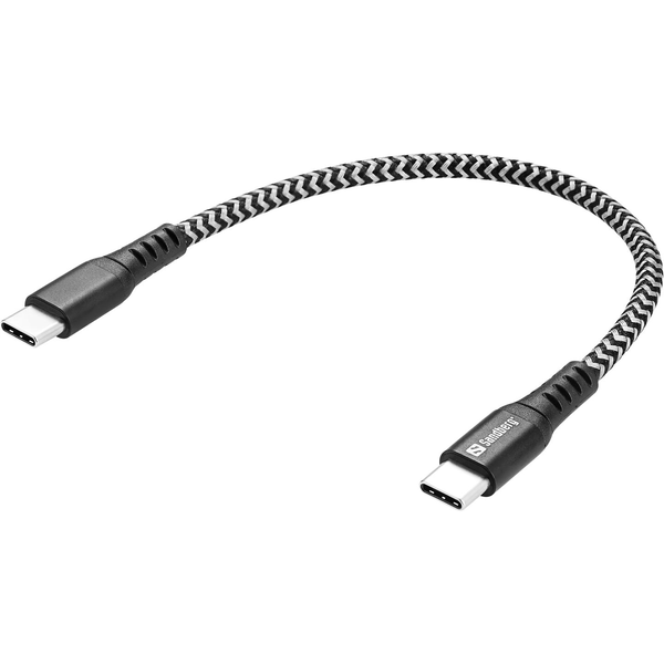 USB-C kabel Sandberg Survivor 0,2 m, 100 W