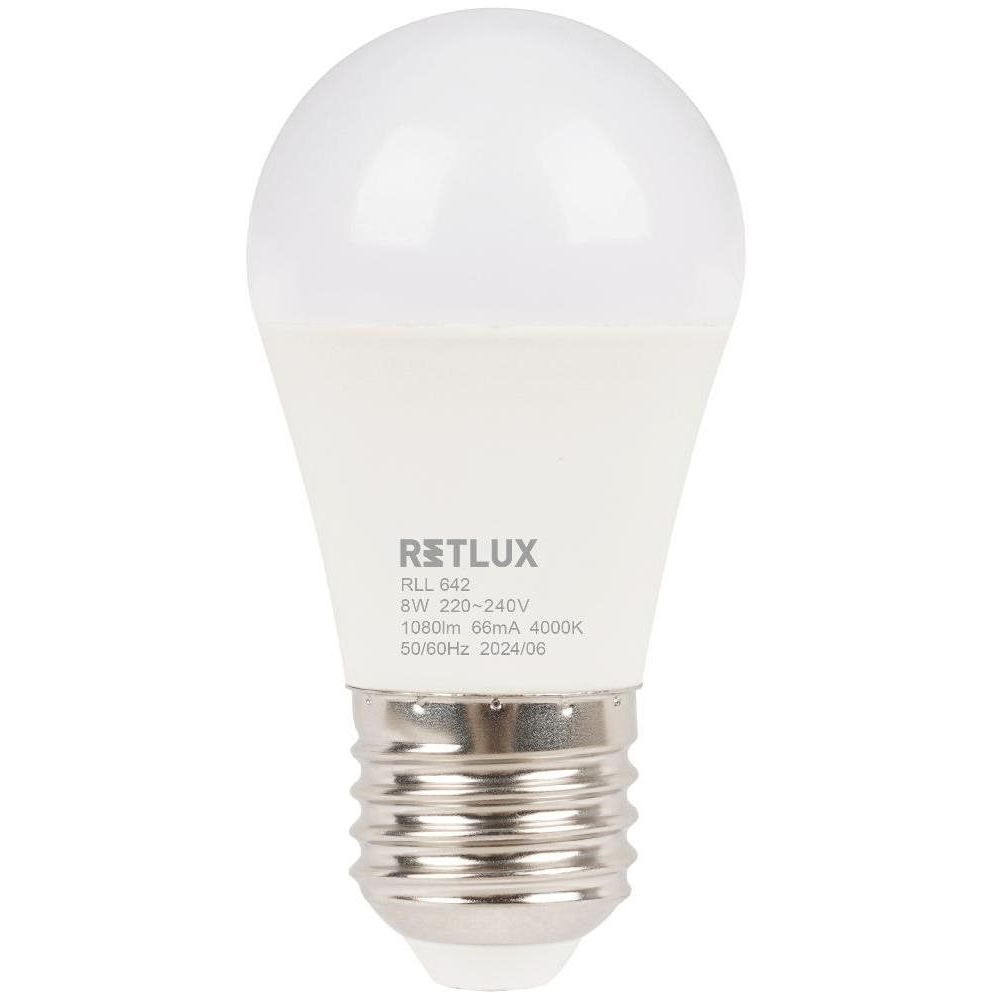 RETFLUX RLL 642 G45 E27 miniG 8W CW D (RLL 642)
