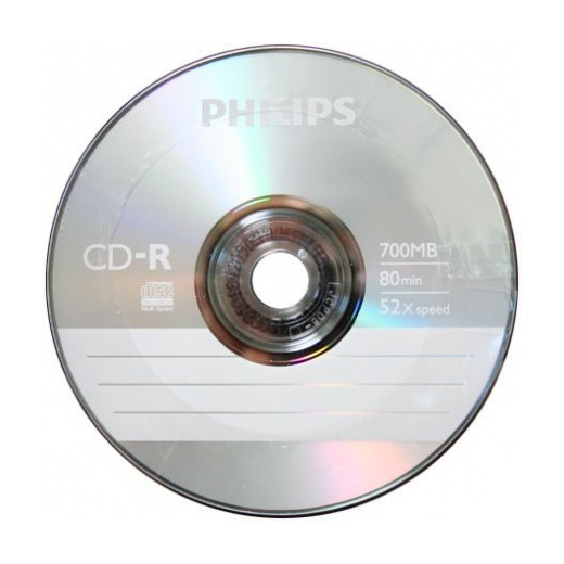 Philips CR7D5NB00/00 CD vergine 700 MB 52x 100 pz