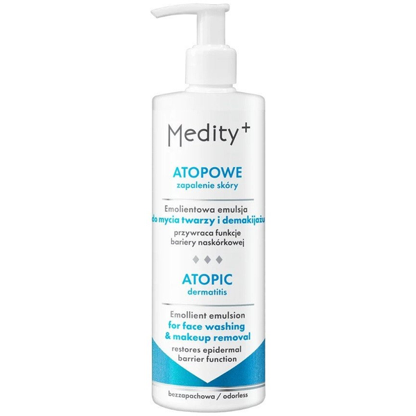 MEDITY+_Atopowe Zapalenie Skóry emolientowa emulsja do mycia twarzy i demakijażu 200ml