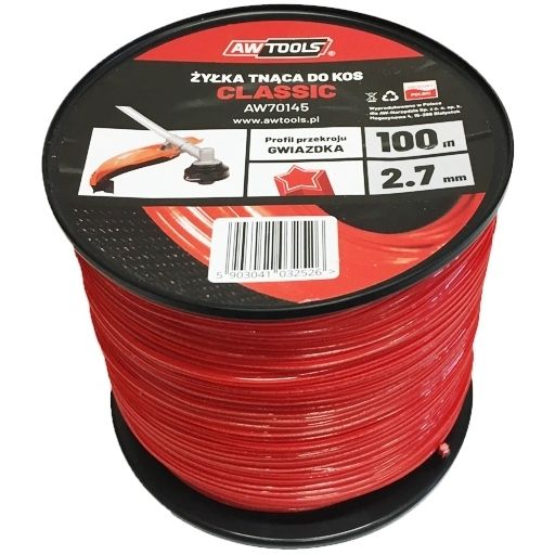 AWTools Żyłka tnąca CLASSIC 3,0x100m gwiazdka (AW70146)