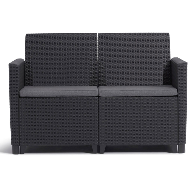 KETER CLAIRE SOFA Kerti pad, grafit, 113 cm
