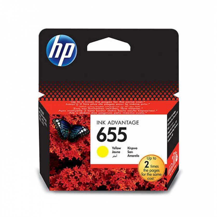 HP CZ112AE (655) Yellow tintapatron (CZ112AE)