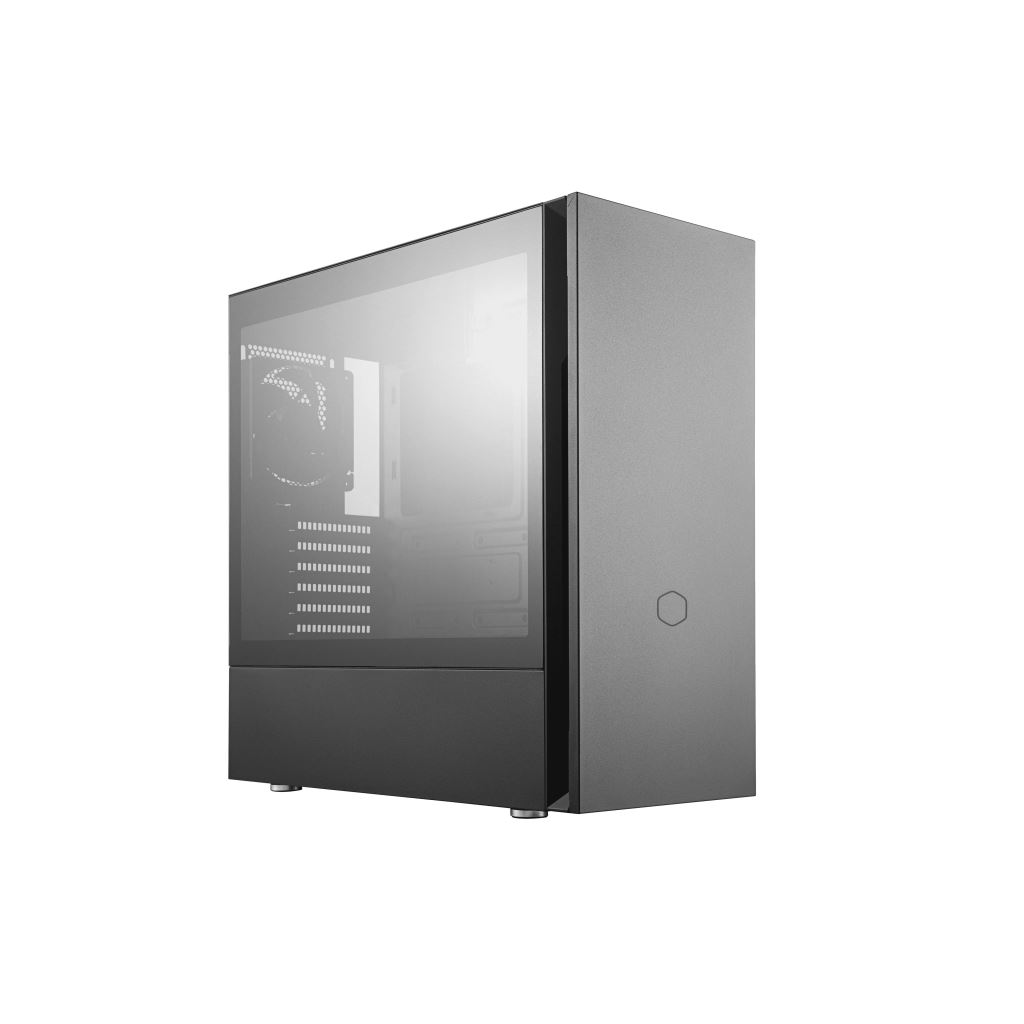 Cooler Master Silencio S600 (TG) táp nélküli ablakos ház fekete (MCS-S600-KG5N-S00) (MCS-S600-KG5N-S00)