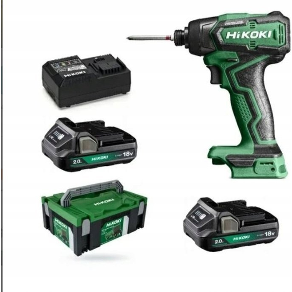 HIKOKI. IMPACT DRIVER 18V   WH18DDWRZ 140Nm 2x2.0Ah HSC