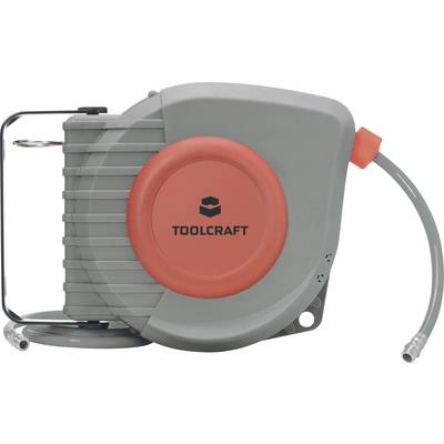 Sűrített levegő tömlő feltekercselő, falra rögzíthető 9 m 7 bar TOOLCRAFT 1499511 (1499511)