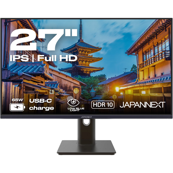 JAPANNEXT JN-IPS27FHDR-C65W-HSP Monitor IPS Full HD de 27" USB-C 65W