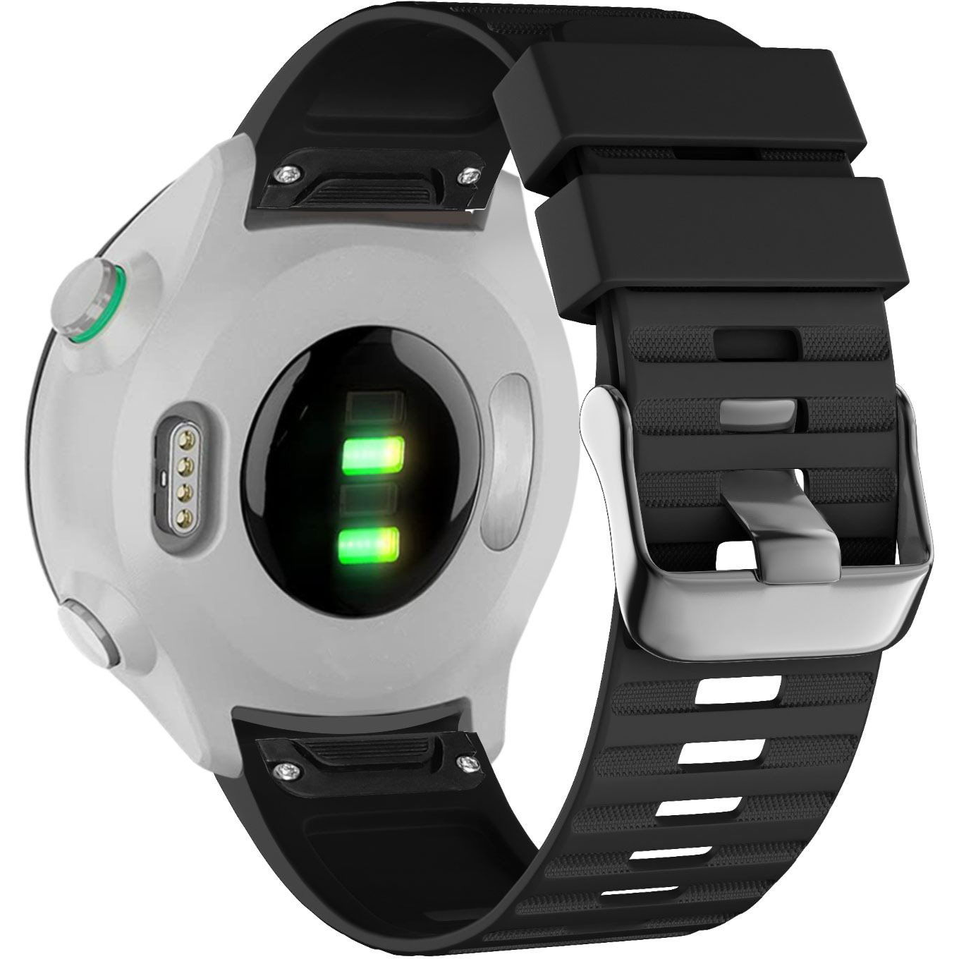 Eternico Essential Garmin Quickfit 22mm - Solid Black (AET-QF22E-SoBl)