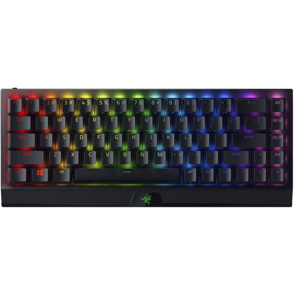 Razer BlackWidow V3 Mini HyperSpeed Yellow Switch US vezeték nélküli billentyűzet fekete (RZ03-03890100-R3M1)