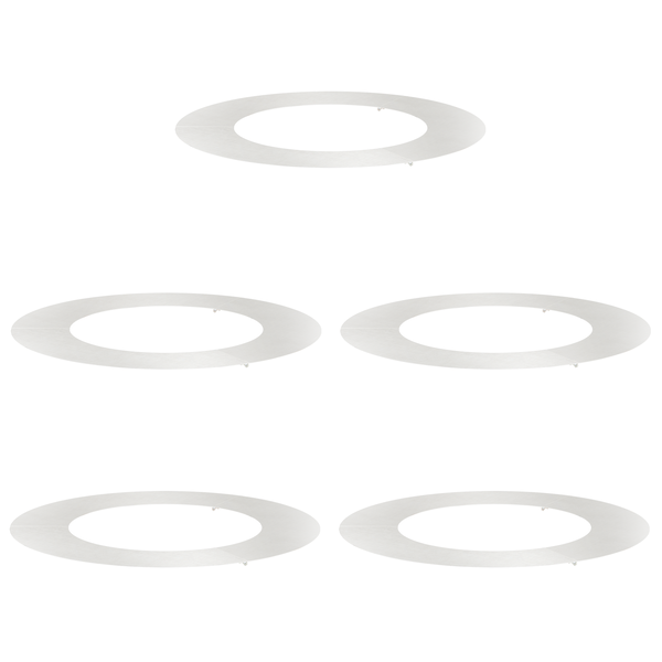 Rozsdamentes Acél Virágcserép Rozsdamentes acél Nagy Tartós Kerek