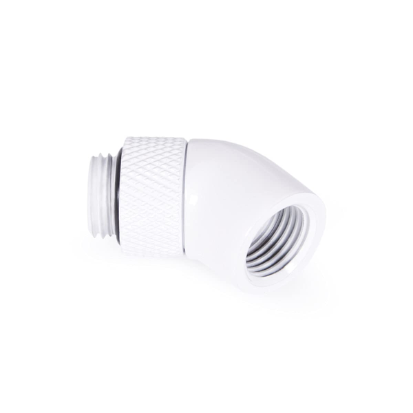 Eiszapfen Winkeladapter 45° drehbar G1/4 AG auf G1/4 IG - White (weiß)