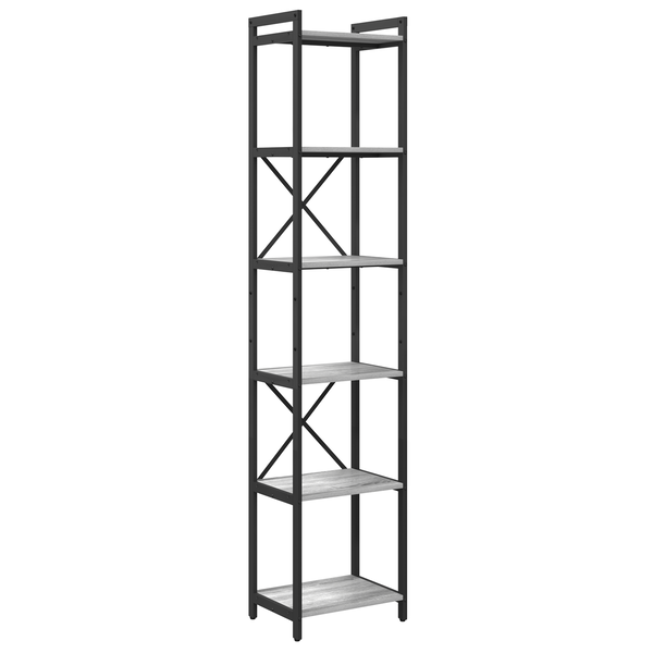 Bibliotecă sonoma gri 40 x 30 x 188 cm Lemn compozit