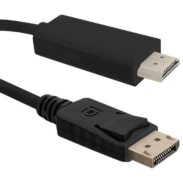 Qoltec DisplayPort v1.2 - HDMI kábel, 4Kx2K, 2m (50436)