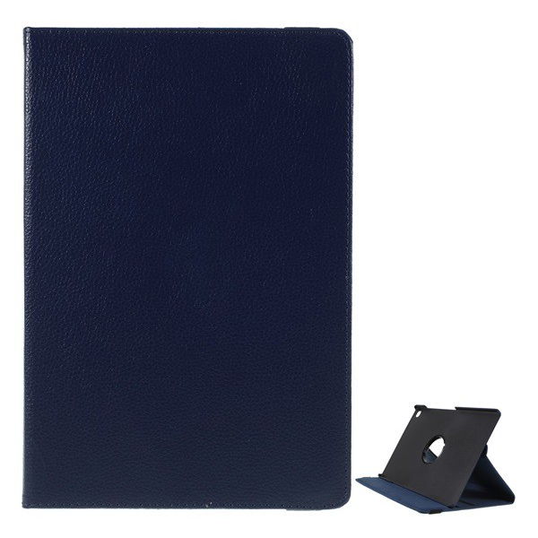 Tok álló, bőr hatású (FLIP, asztali tartó funkció, 360°-ban forgatható) SÖTÉTKÉK [Samsung Galaxy Tab S6 Lite 10.4 LTE (SM-P619) 2022] (5996591028088)