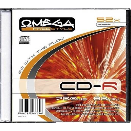 Omega CD-R 700 MB 52x 1 sztuka (56113)