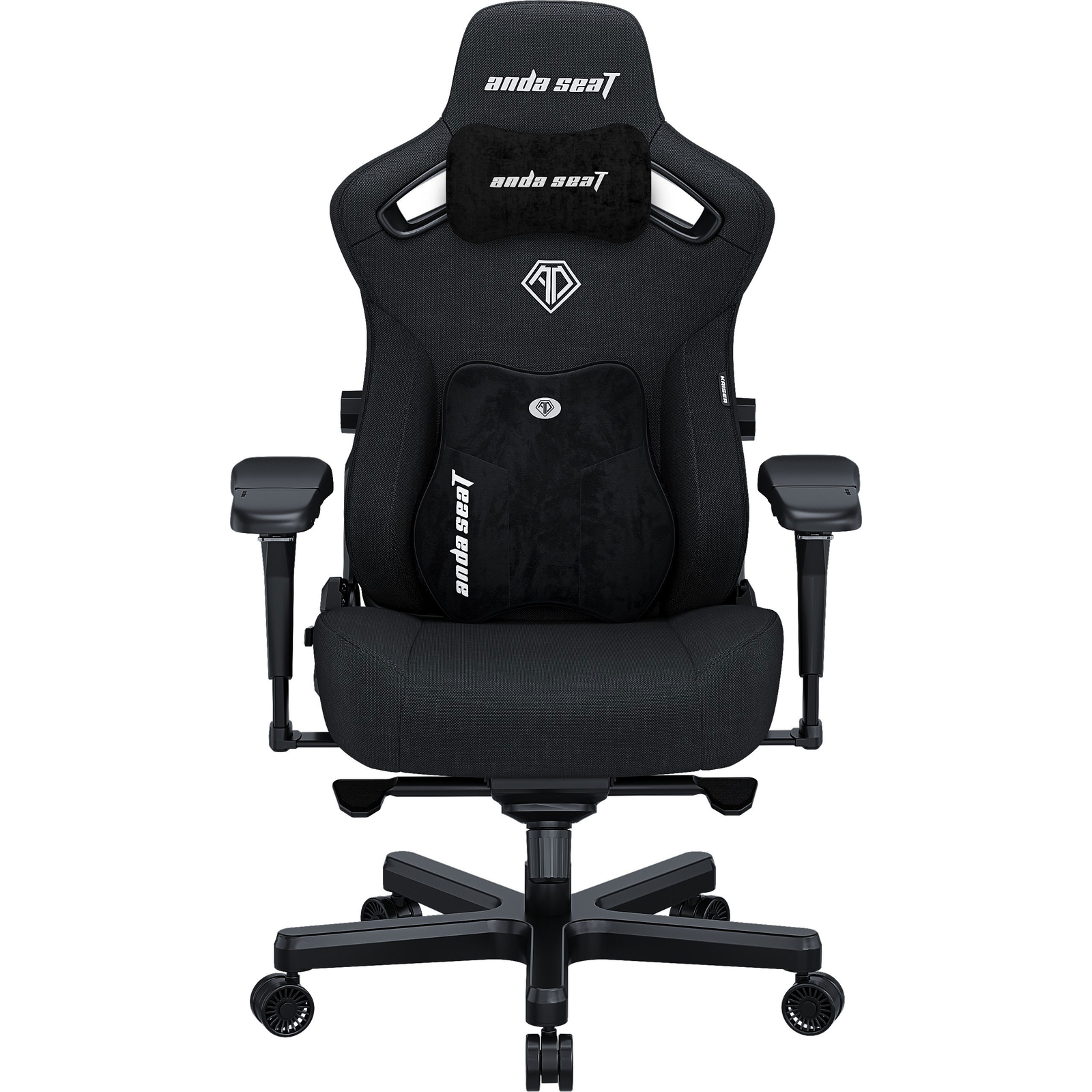 Anda Seat Kaiser 3 Pro Premium Gaming Chair - XL size - Black Fabric (AD12YDC-XL-01-B-CF-B02)