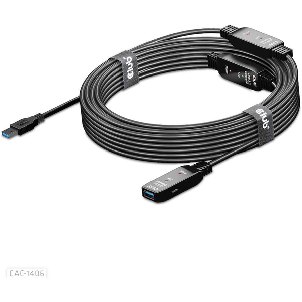 CLUB3D CAC-1406 USB-kabel USB 3.2 Gen 1 (3.1 Gen 1) USB A Zwart