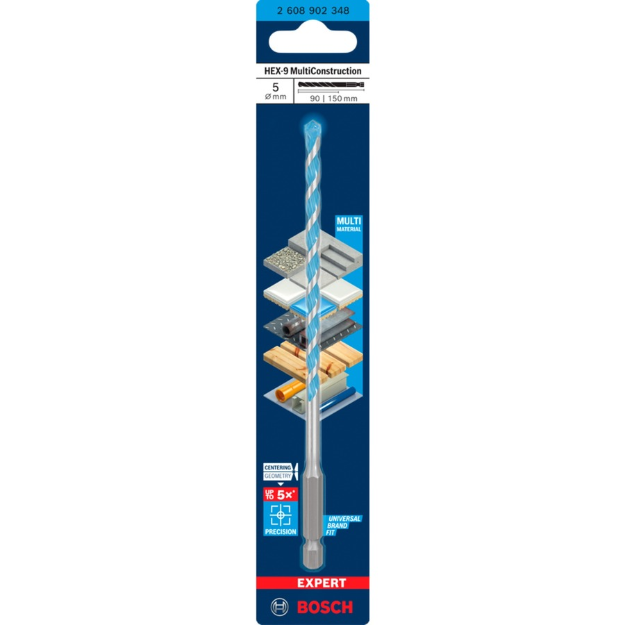 Bosch Expert HEX-9 MultiConstruction Fúrószár - 5x90mm (2608902348)