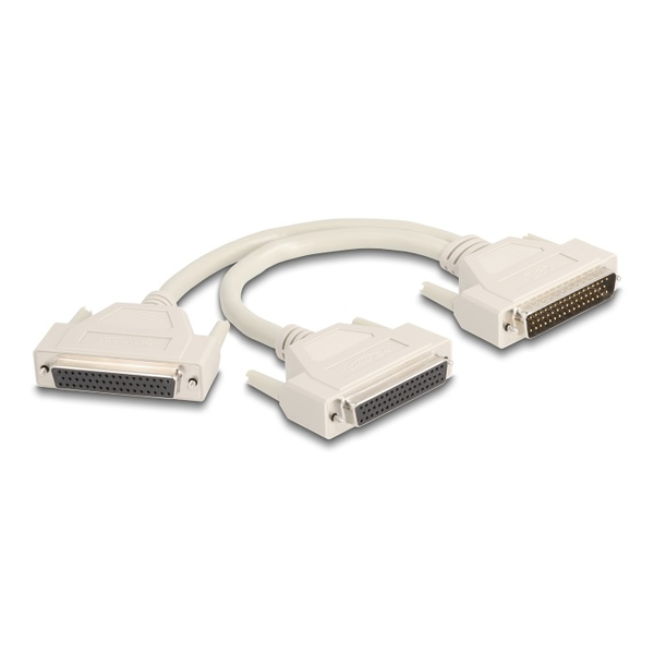 DELOCK Adapter Y-Kab Spi D-Sub HD 50pin st.zu 2xD-sub 30cm