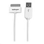 StarTech.com USB2ADC1M cabluri pentru telefoanele mobile Alb 1 m USB A Apple 30-pin