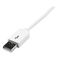 StarTech.com USB2ADC1M cabluri pentru telefoanele mobile Alb 1 m USB A Apple 30-pin