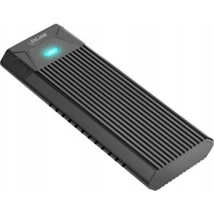 InLine 00031H contenitore di unità di archiviazione Box esterno SSD Nero