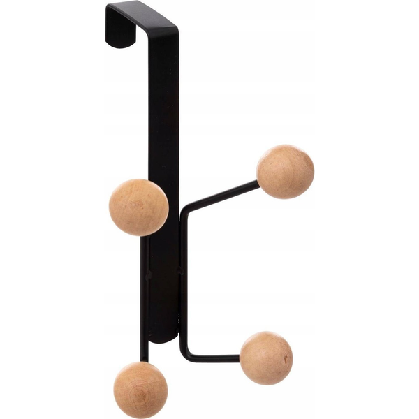 Clavija Con 4 Cabezas En Madera De Cerezo Negro