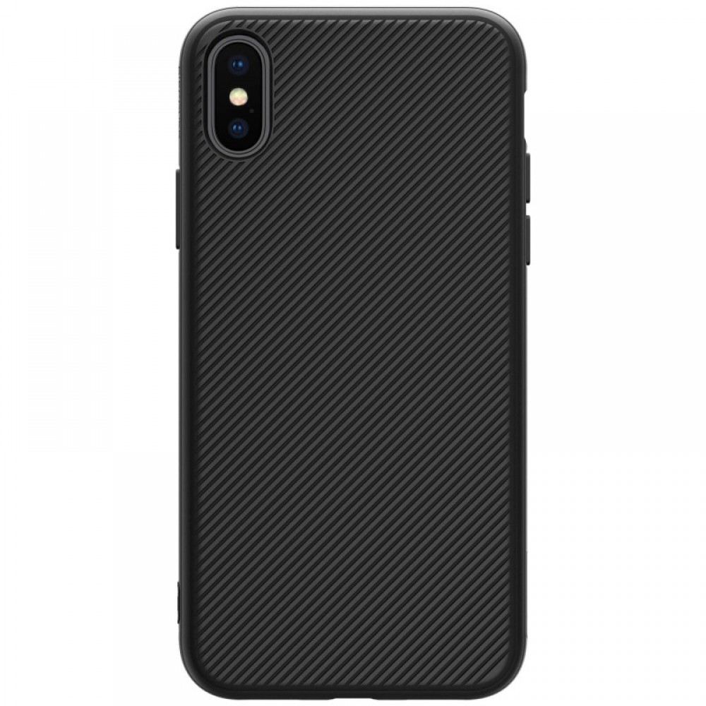 Nillkin Eton Apple iPhone X Hátlap Tok - Fekete (6902048149069)
