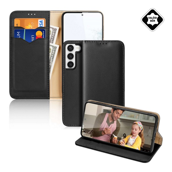 Dux Ducis Hivo Samsung Galaxy S23 Plus Flip Tok - Fekete (GP-134553)