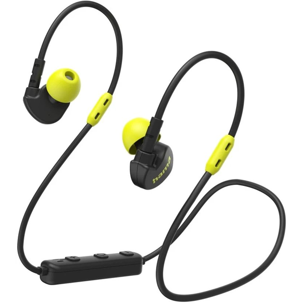 Hama Freedom Athletics III Auricolare Wireless In-ear Sport Bluetooth Nero, Giallo