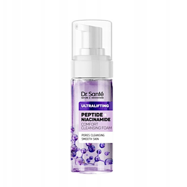 DR.SANTE Ultralifting Komfortowa pianka oczyszczająca do twarzy Peptide + Niacinamide 150 ml