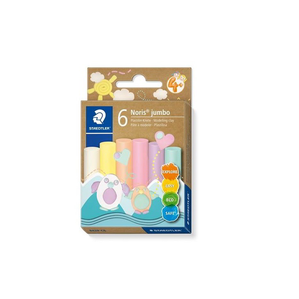 STAEDTLER Plastilin-Knete Noris Jumbo pastel