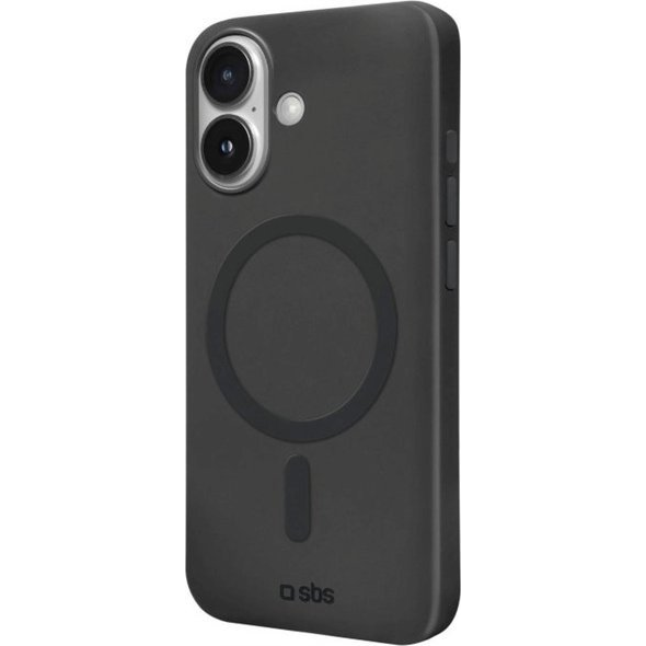 SBS Instinct Black MagSafe iPhone 16 Hátlapvédő Tok - Fekete (TEINSTMAGIP1661K)