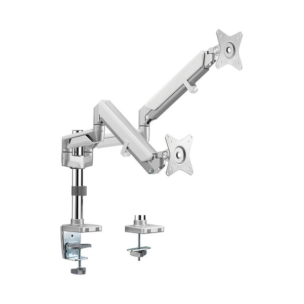LogiLink TIS 17"-32" 2TFT 3Gelenke silb. Max. 9KG Gasdr.fed.