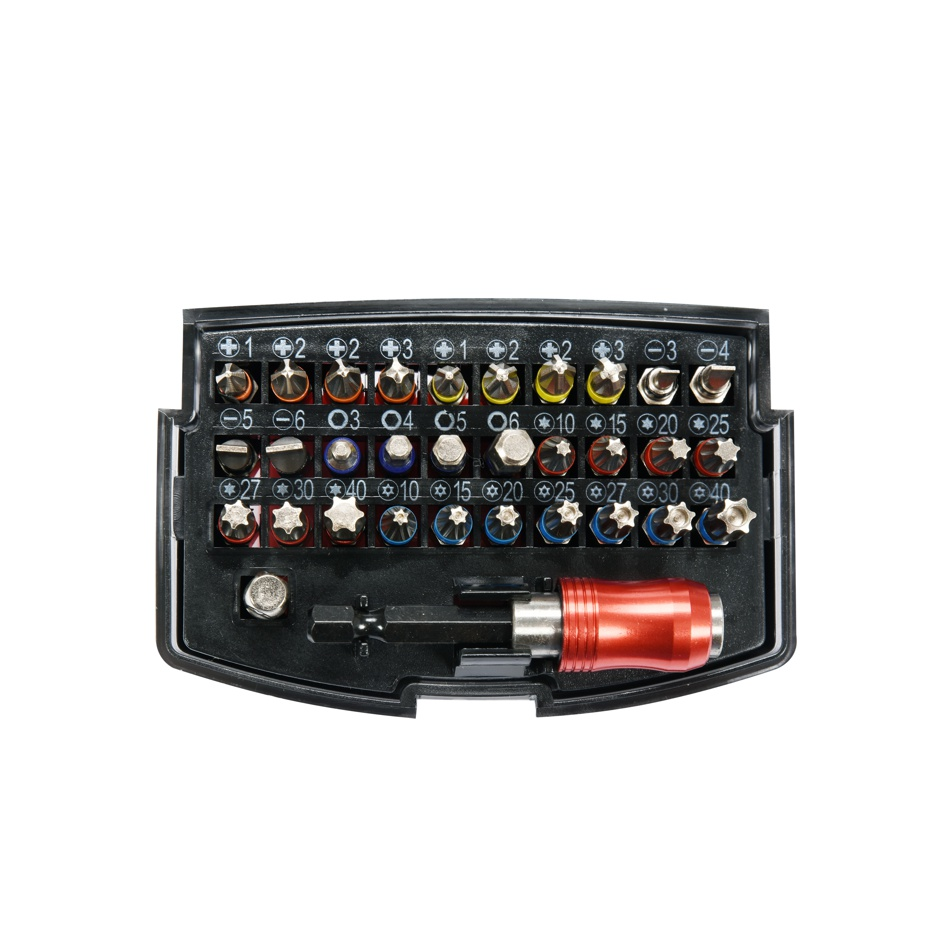 YATO bitkészlet + adapter, 1/4