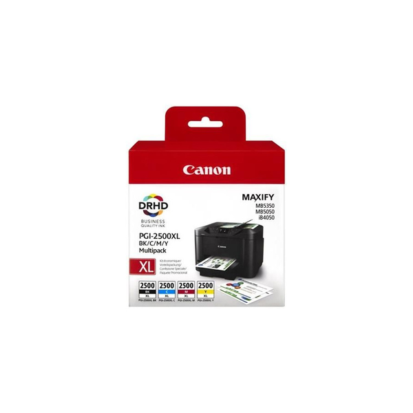 Pachet multiplu de cartușe de cerneală originale Canon PGI-2500XL