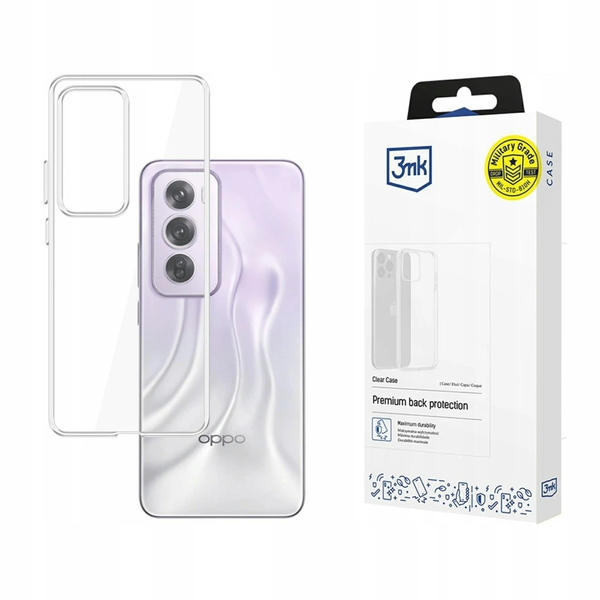 3MK átlátszó tok Oppo Reno 12 készülékhez
