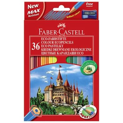 Faber-Castell 120136 36db-os vegyes színű színes ceruza készlet (P3033-1700) (P3033-1700)