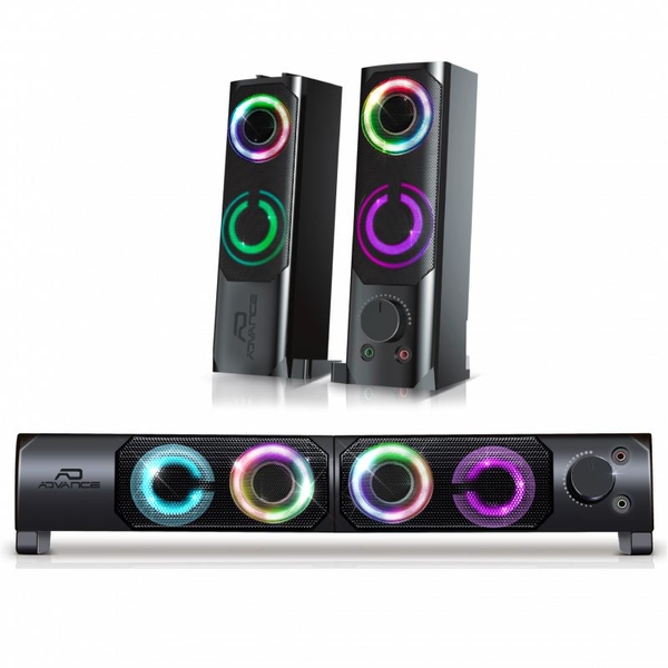 Advance SOUNDPHONICS RGB 6W sztereó hangszóró fekete