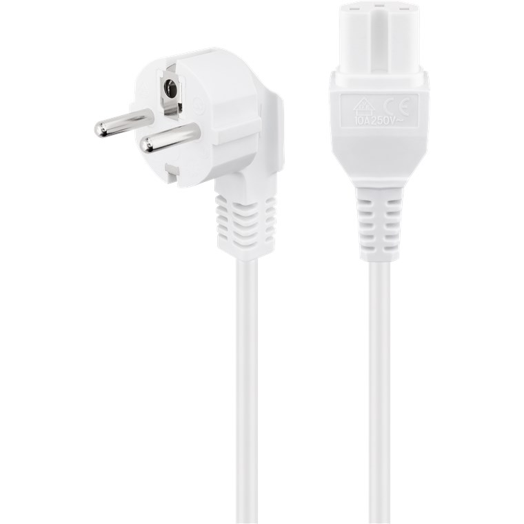 Goobay 30370 250V Hálózati tápkábel - 2m (30370)