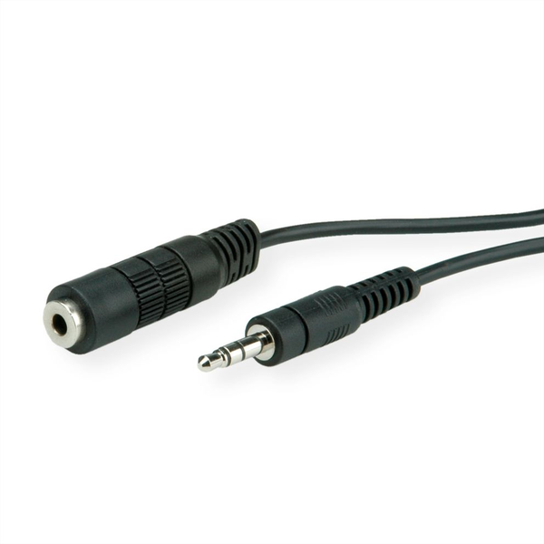 Roline JACK - JACK hosszabbító kábel 10m (3.5mm jack apa - 3.5mm jack anya)