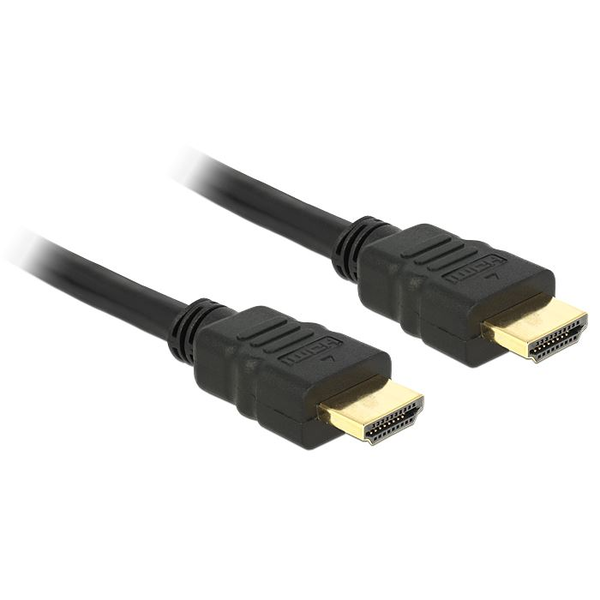 DELOCK Високоскоростен HDMI кабел тип Ethernet - HDMI A щепсел> HDMI A щепсел 4K 1,8 m кабел