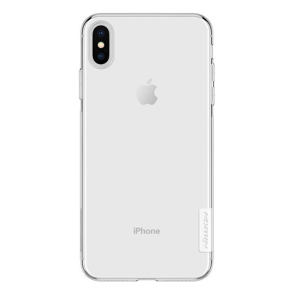 NILLKIN NATURE szilikon telefonvédő (0.6 mm, ultravékony) ÁTLÁTSZÓ [Apple iPhone XS Max 6.5] (5996457799831)