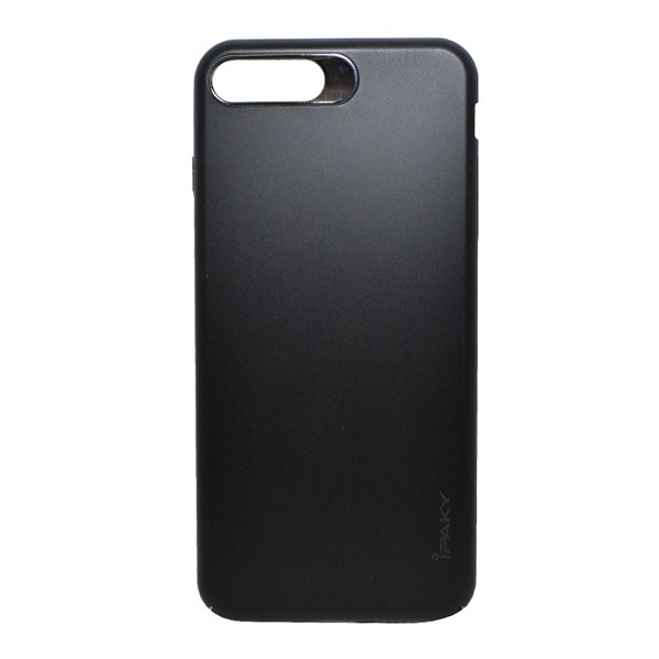 IPAKY műanyag telefonvédő (ultravékony, 0.6 mm) FEKETE [Apple iPhone 8 Plus 5.5] (5996457714421)