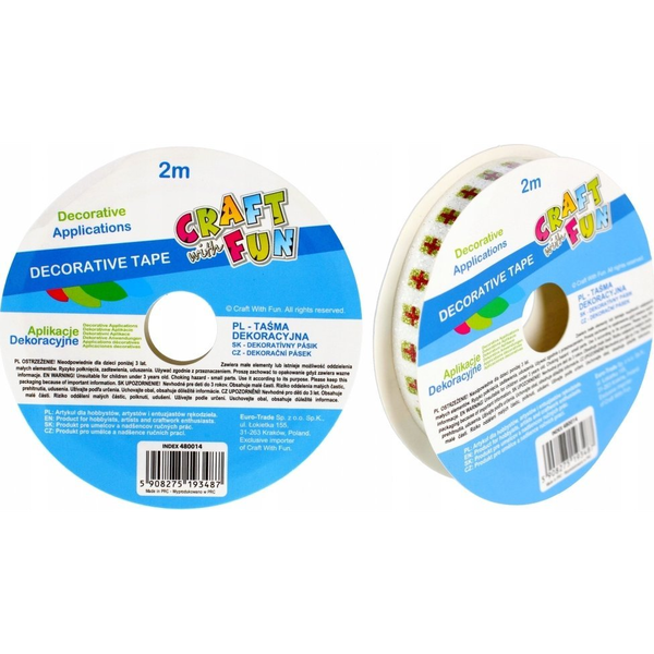  Craft with Fun OZDOBA BN TASMA OZDOB BROK SPRZYL 10MM2M CF 12/1