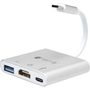 Techly IADAP USB31-HDMIPTY dokkoló állomás és port replikátor Vezetékes USB 3.2 Gen 1 (3.1 Gen 1) Type-C Ezüst