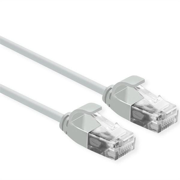 Patchcord U/UTP 6a Roline RJ45 / RJ45 2 m szary