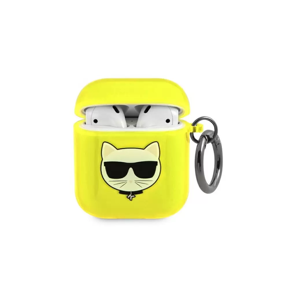 Karl Lagerfeld Apple Airpods tok citromsárga (KLA2UCHFY)